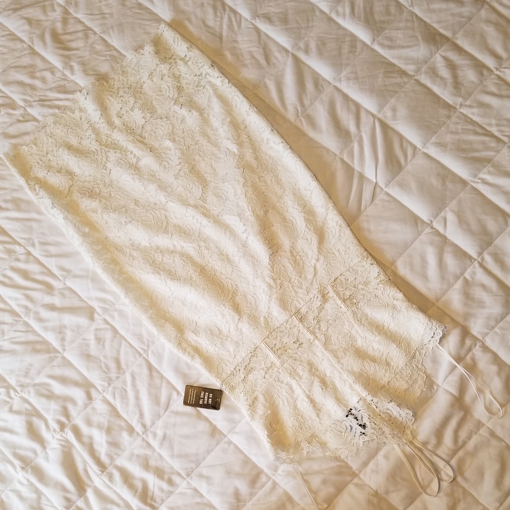 Express White Lace Dress